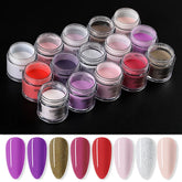 Shiny Nail Art Dipping Powder Glitter Chrome Rub Pigment Dipping Powder For Nail Tips Decoration Powder Glitter Manicure Dust